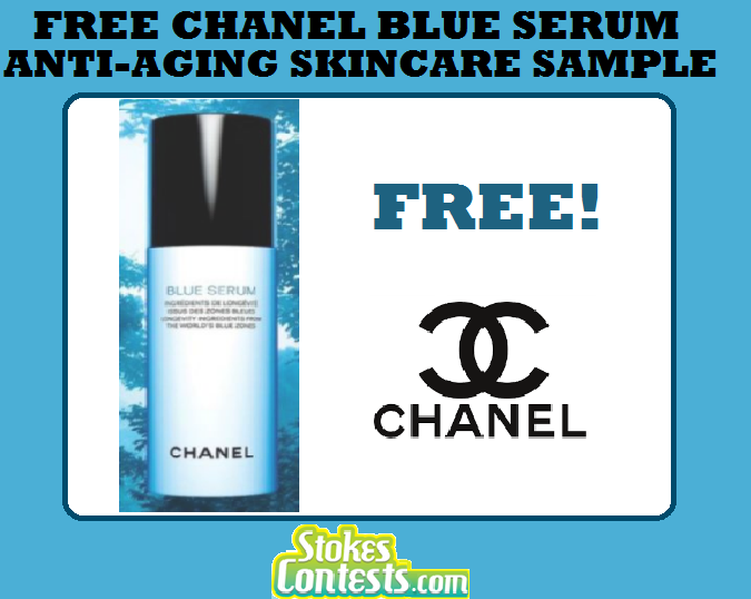 Image FREE Chanel Blue Serum Anti-Aging Skincare Sample