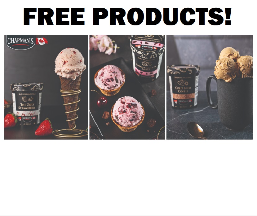 Image FREE Tub of Chapman's Super Premium Plus Ice Cream