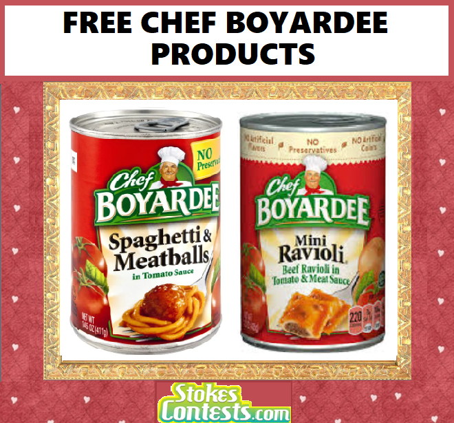 Image FREE Chef Boyardee Products