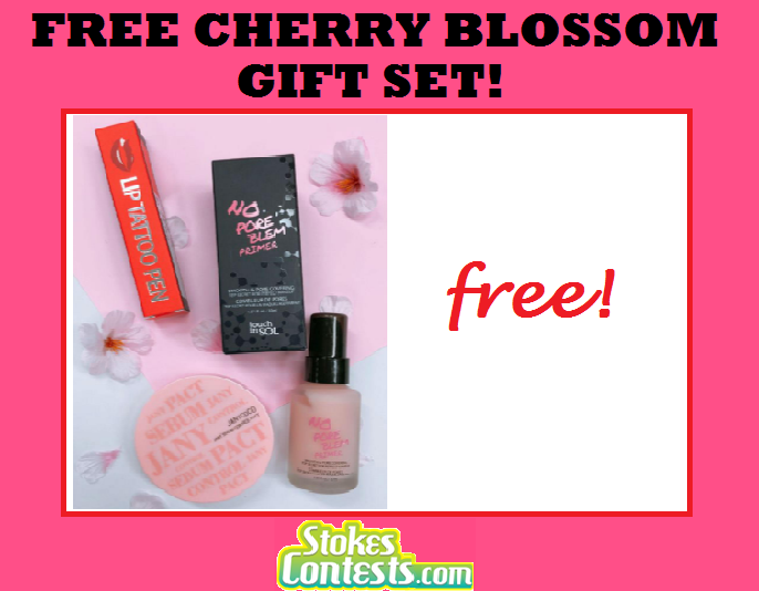 Image FREE Cherry Blossom Gift Set!