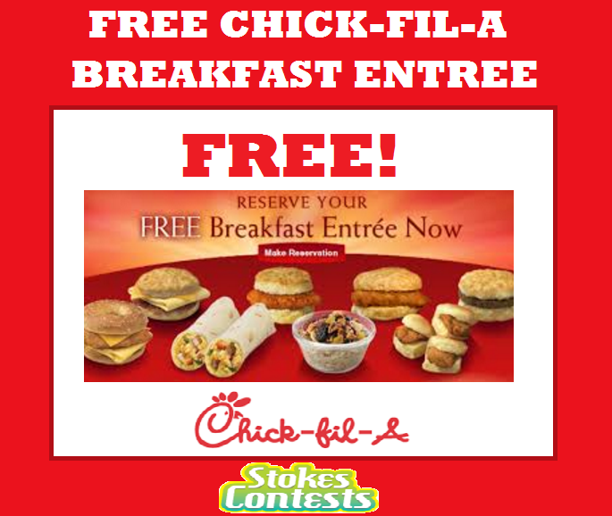 Image FREE Chick-Fil-A Breakfast Entree