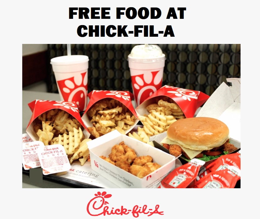 Image FREE Sandwich, Nugget, Brownie & MORE! at Chick-fil-A Food