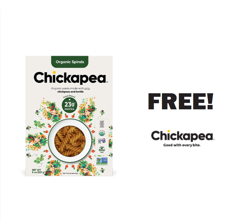 Image FREE Chickapea Organic Pasta 