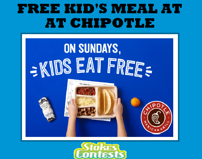 Image FREE Kid's Meal with Purchase at Chipotle