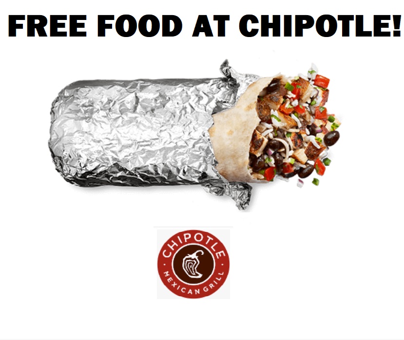 Image FREE Food from Chipotle