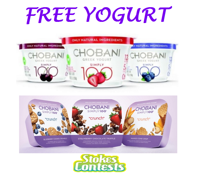 Image FREE Chobani Simply 100 Yogurt or Simply Crunch TODAY Only!