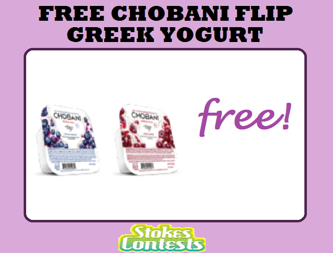 Image FREE Chobani Flip Greek Yogurt 