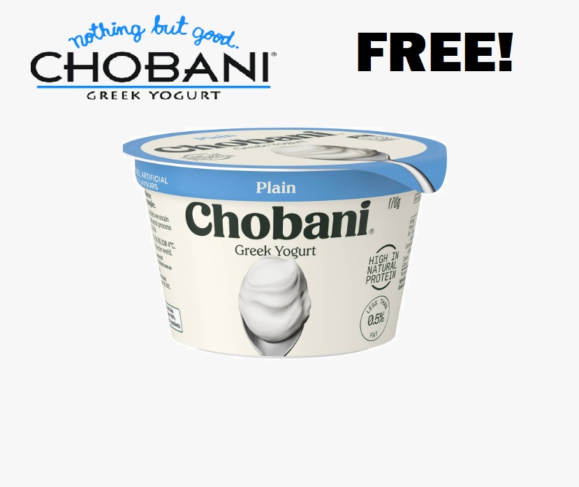 Image FREE Chobani Greek Yogurt