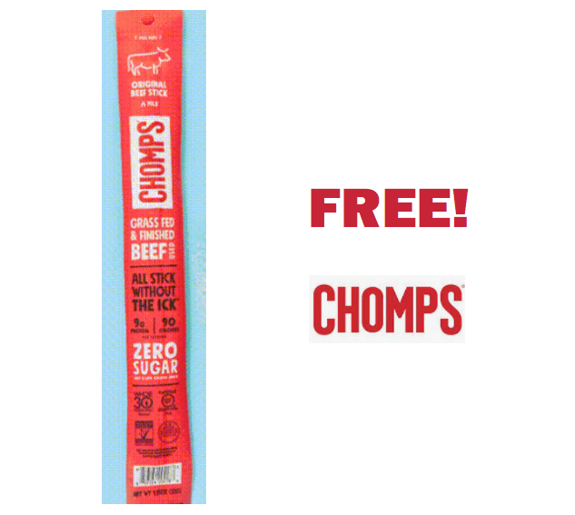 Image FREE Chomps Original Beef Stick