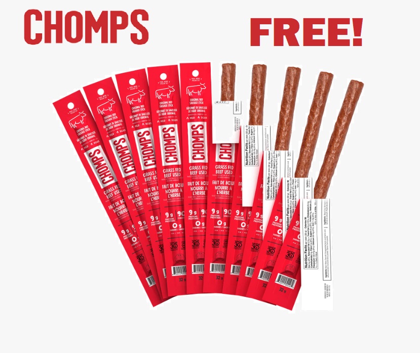 Image FREE Chomps Original Beef Stick!