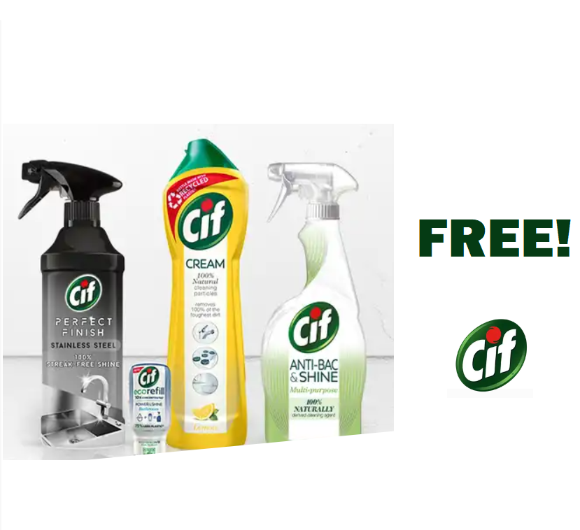 Image FREE Cif Cleaning Products
