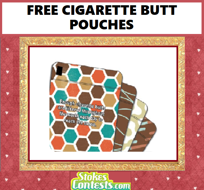 Image FREE Cigarette Butt Pouches