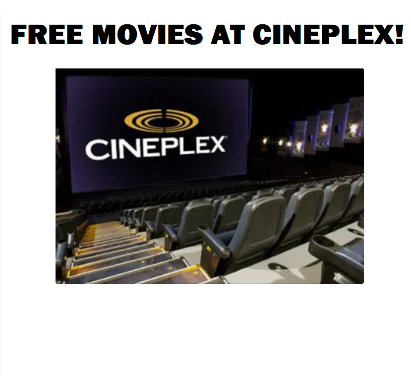 Image FREE Movies at Cineplex.