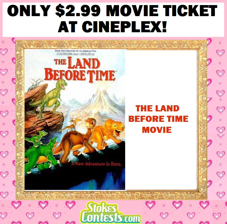 Image The Land Before Time Movie for ONLY $2.99!