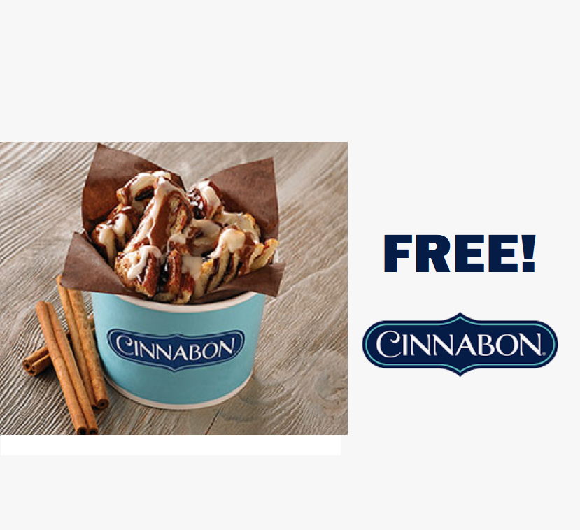 Image FREE Cinnabon Center of the Roll 