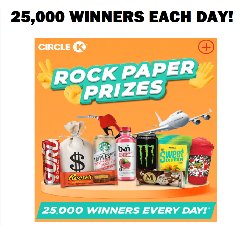 Image 25,000 WINNERS EVERY DAY With Circle K Game