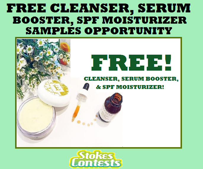 Image FREE Cleanser, Serum Booster & SPF Moisturizer Samples Opportunity PLUS $75 GIFT CARD!!!