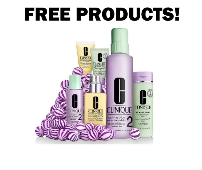 Image FREE Clinique Skincare Products!