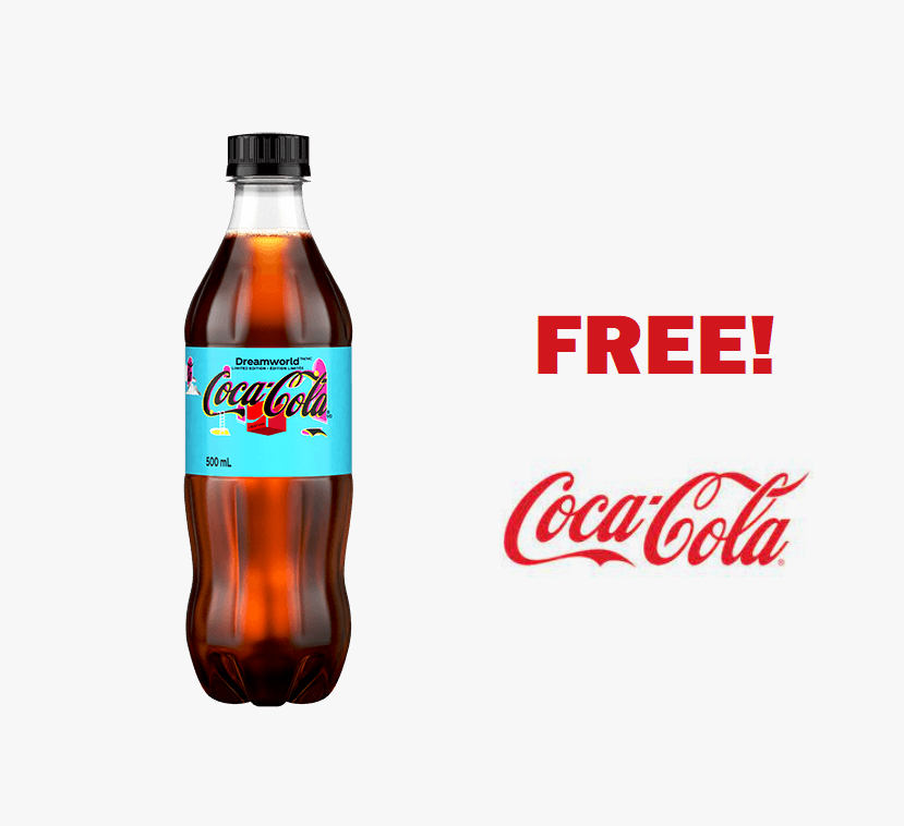 Image FREE 20 Oz Coca-Cola Dreamworld