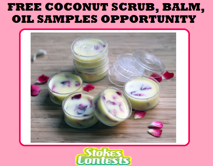 Image FREE Coconut Scrub, Balm, & Oil PLUS $50 GIFT CARD Sample Opportunity