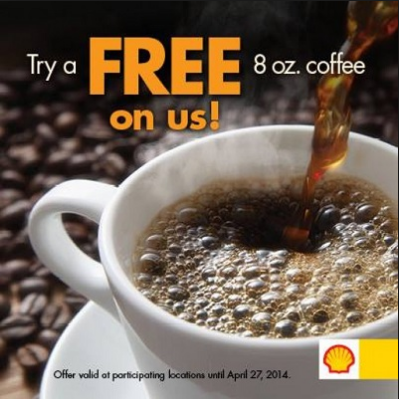 Image FREE Coffee At Shell Stations 