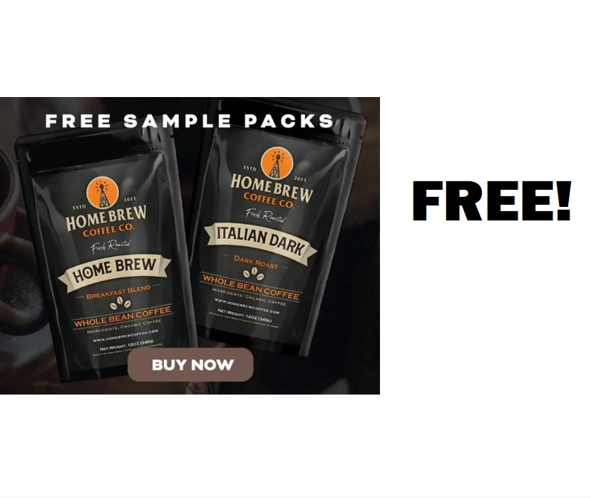 Image FREE Coffee Home Brew Sample Pack