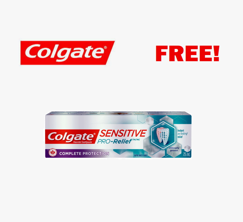 Image FREE Colgate Sensitive Pro-Relief Toothpaste!