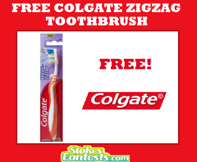 Image FREE Colgate ZigZag ToothBrush