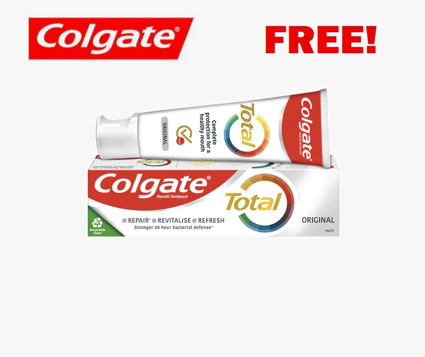 Image Free Colgate Toothpaste!