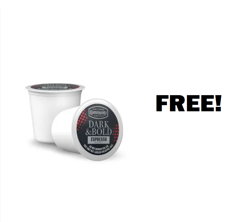 Image FREE Community Dark & Bold Coffee Pods