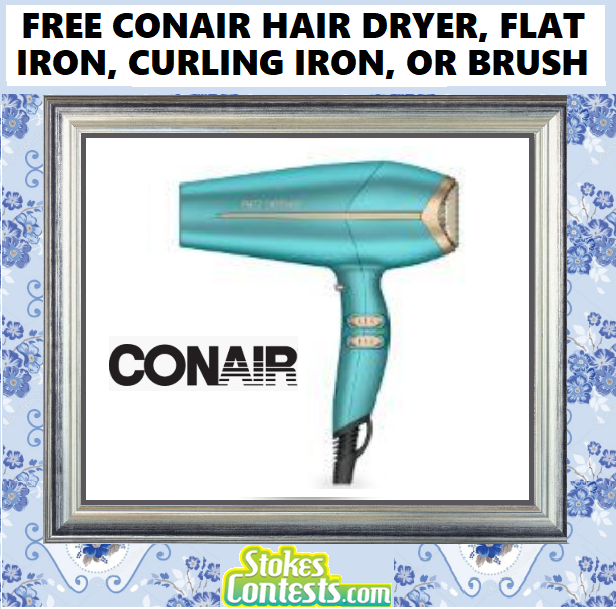 Image FREE Conair Curling Iron, Flat Iron, Hot Air Brush or Hair Dryer  