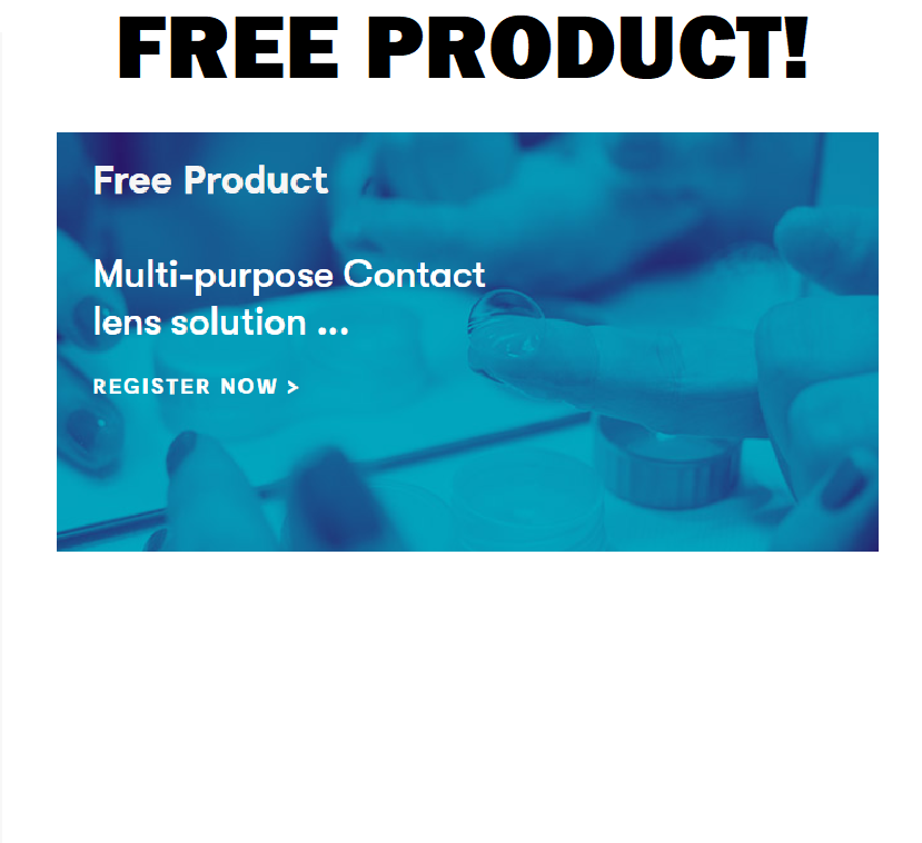 Image FREE Vitamins, Multi-purpose Contact Lens Solution & MORE!