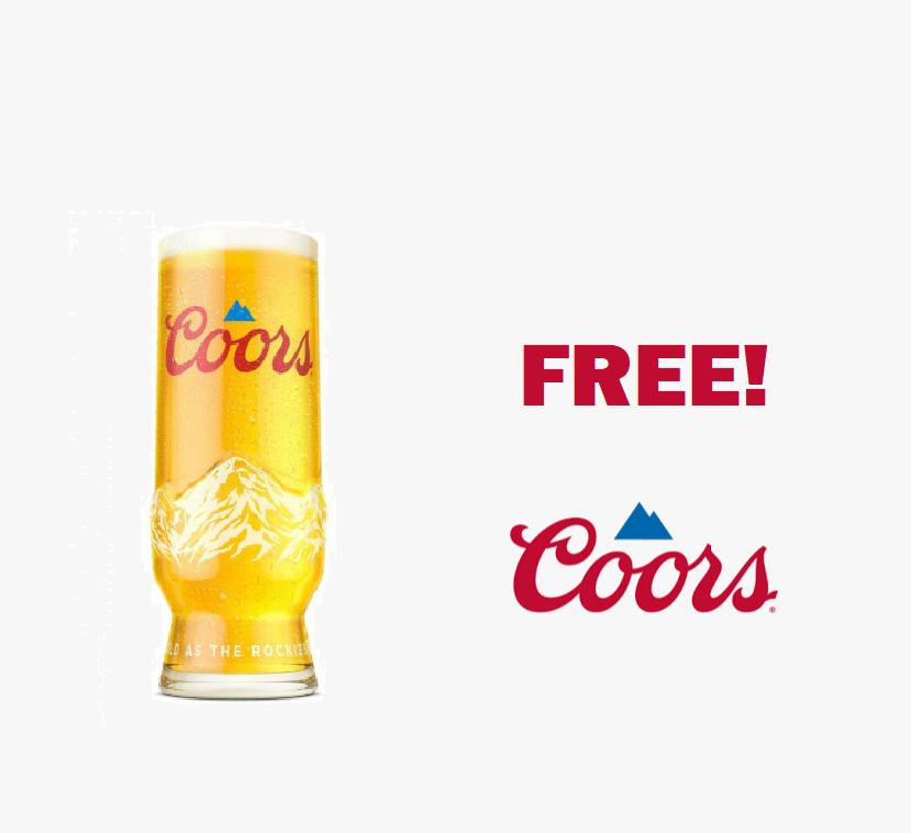 Image FREE Coors Pint