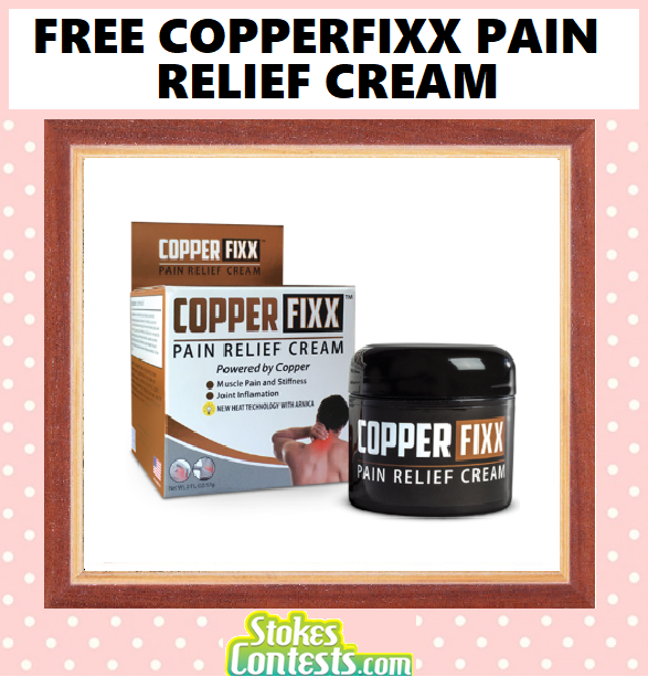 Image FREE CopperFixx Pain Relief Cream