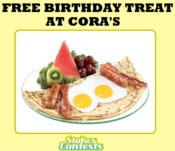 Image FREE Birthday Treat at Cora's 