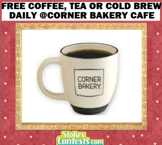 Image FREE Coffee, Tea Or Cold Brew DAILY @ Corner Bakery Cafe 