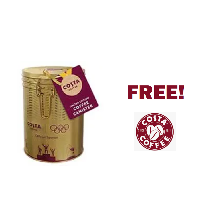 Image FREE COSTA Olympic Games Canisters