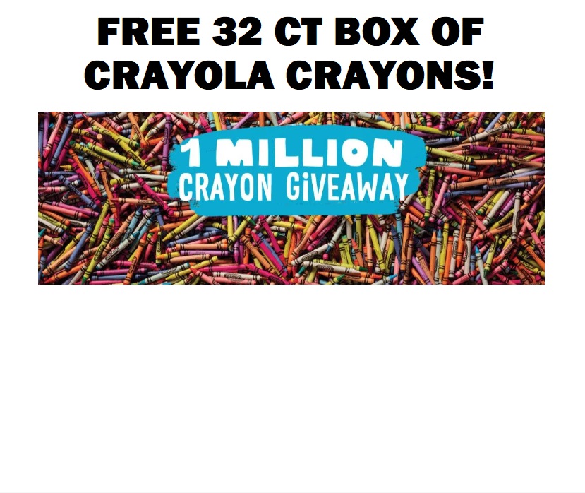 Image FREE 32 Ct BOX Of Crayola Crayons at Crayola Stores