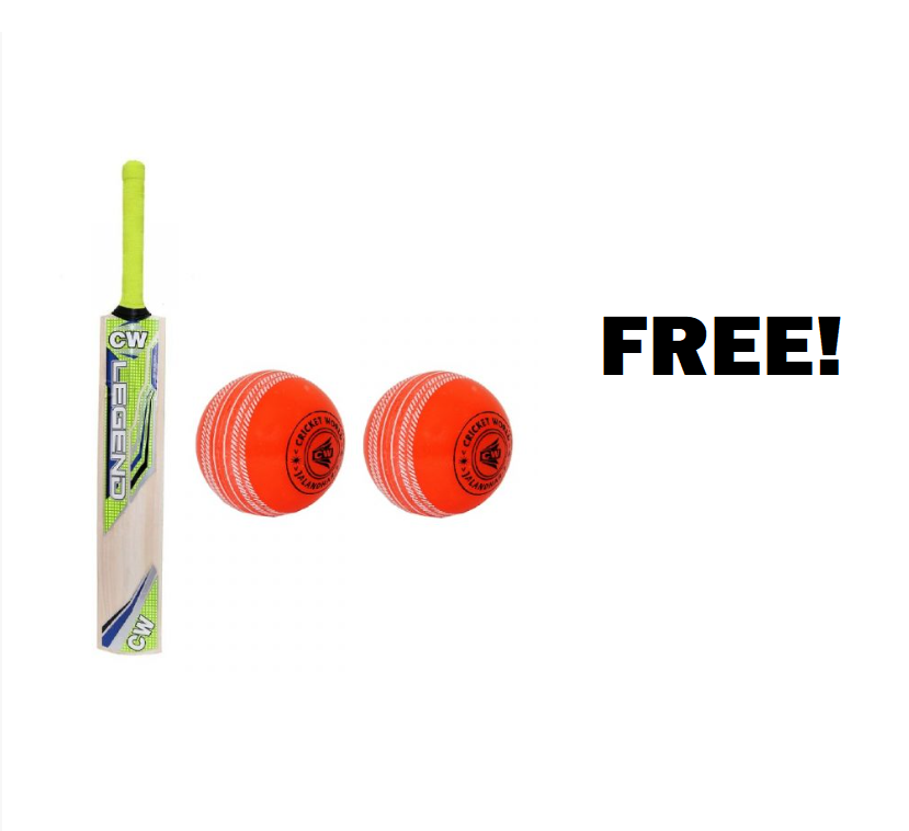 Image FREE Cricket Bat & Ball Set, £100 Cash Prizes & MORE!