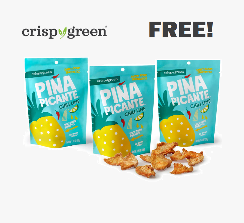 Image FREE Bag of Crispy Green’s Piña Picante