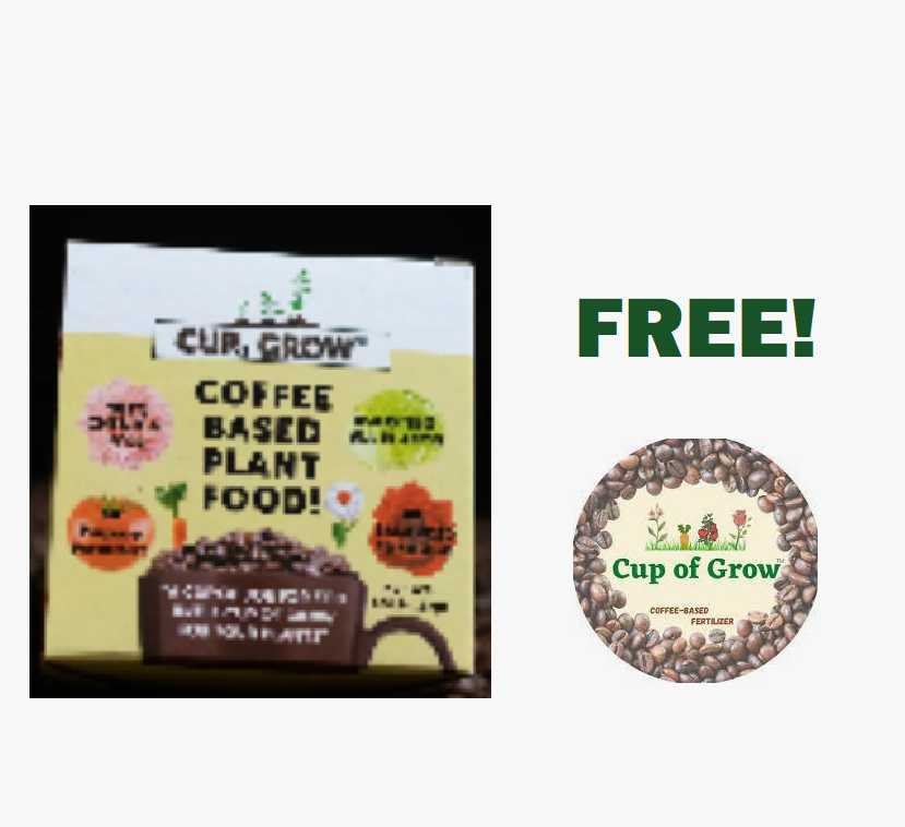 Image FREE Cup of Grow Coffee Based Plant Food