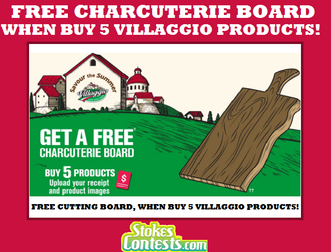 Image FREE Charcuterie Board When Buy 5 Villaggio Products!