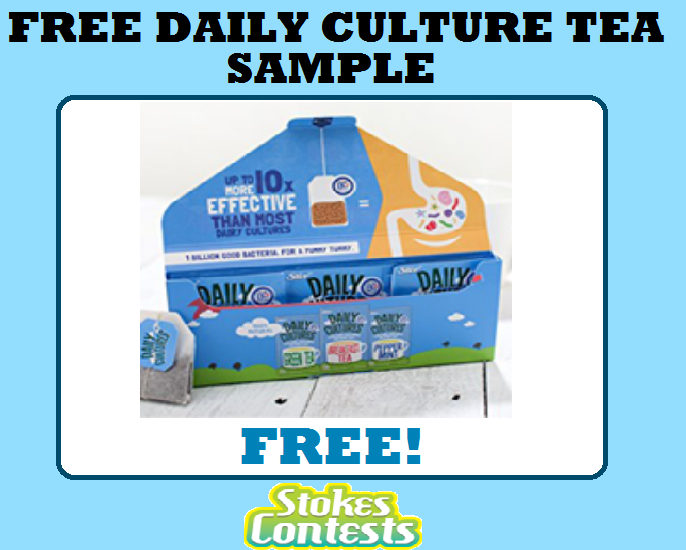 Image FREE Daily Culture Tea Sample