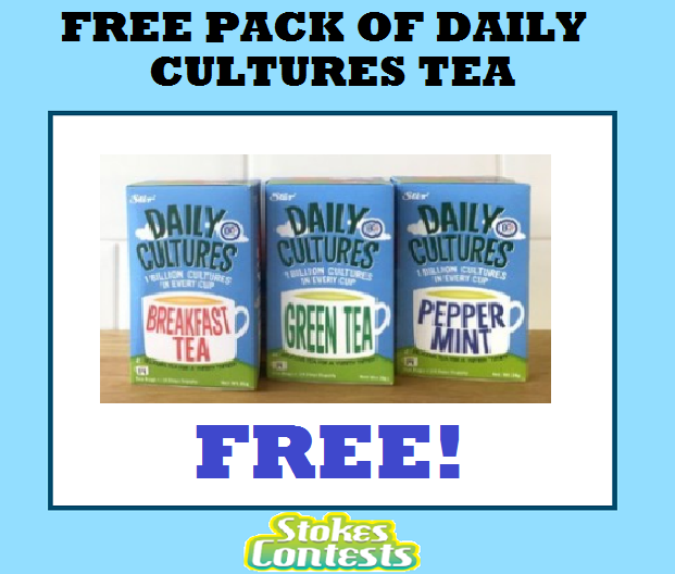 Image FREE Pack of Daily Cultures Tea