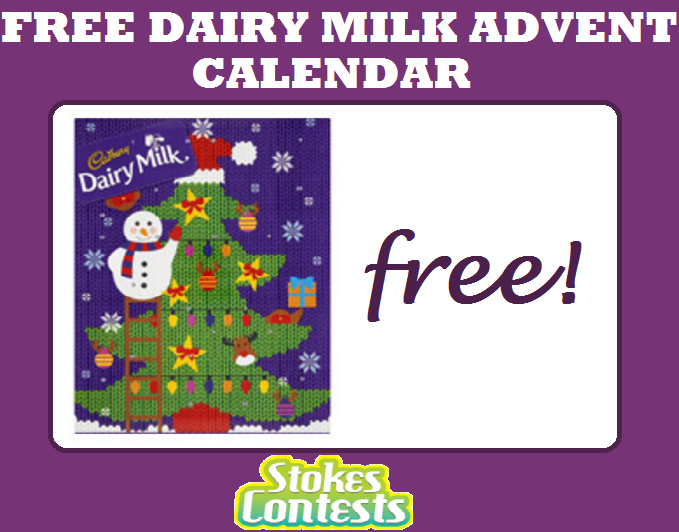 Image FREE Dairy Milk Advent Calendar