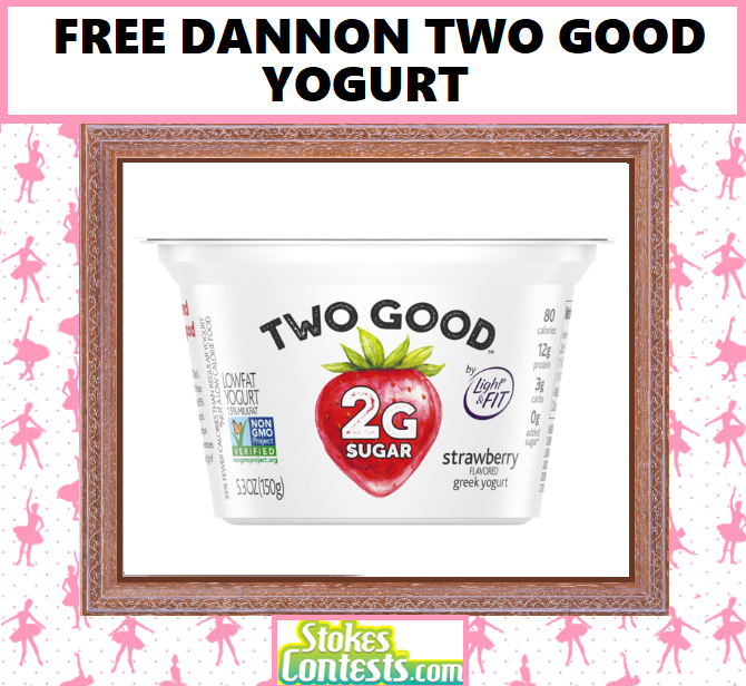 Image FREE Dannon Two Good Yogurt