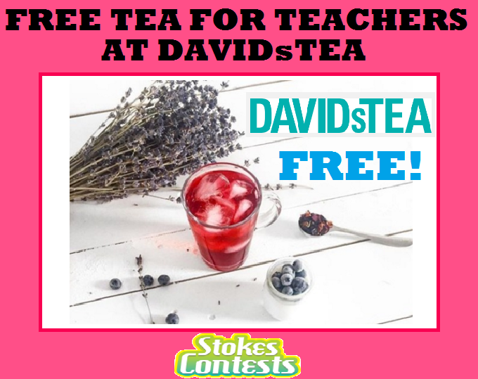 Image FREE Tea for Teachers at DavidsTea Canada