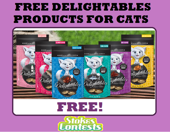 Image FREE Delightibles Products for Cats Samples Opportunity