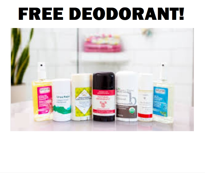 Image FREE Deodorant & FREE Cold Relief Products