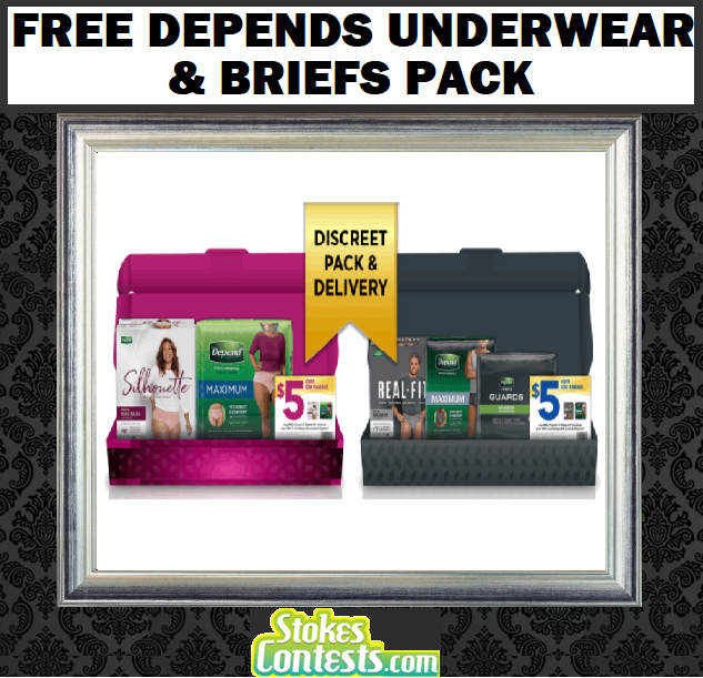 Image FREE Depends Underwear & Briefs PACK